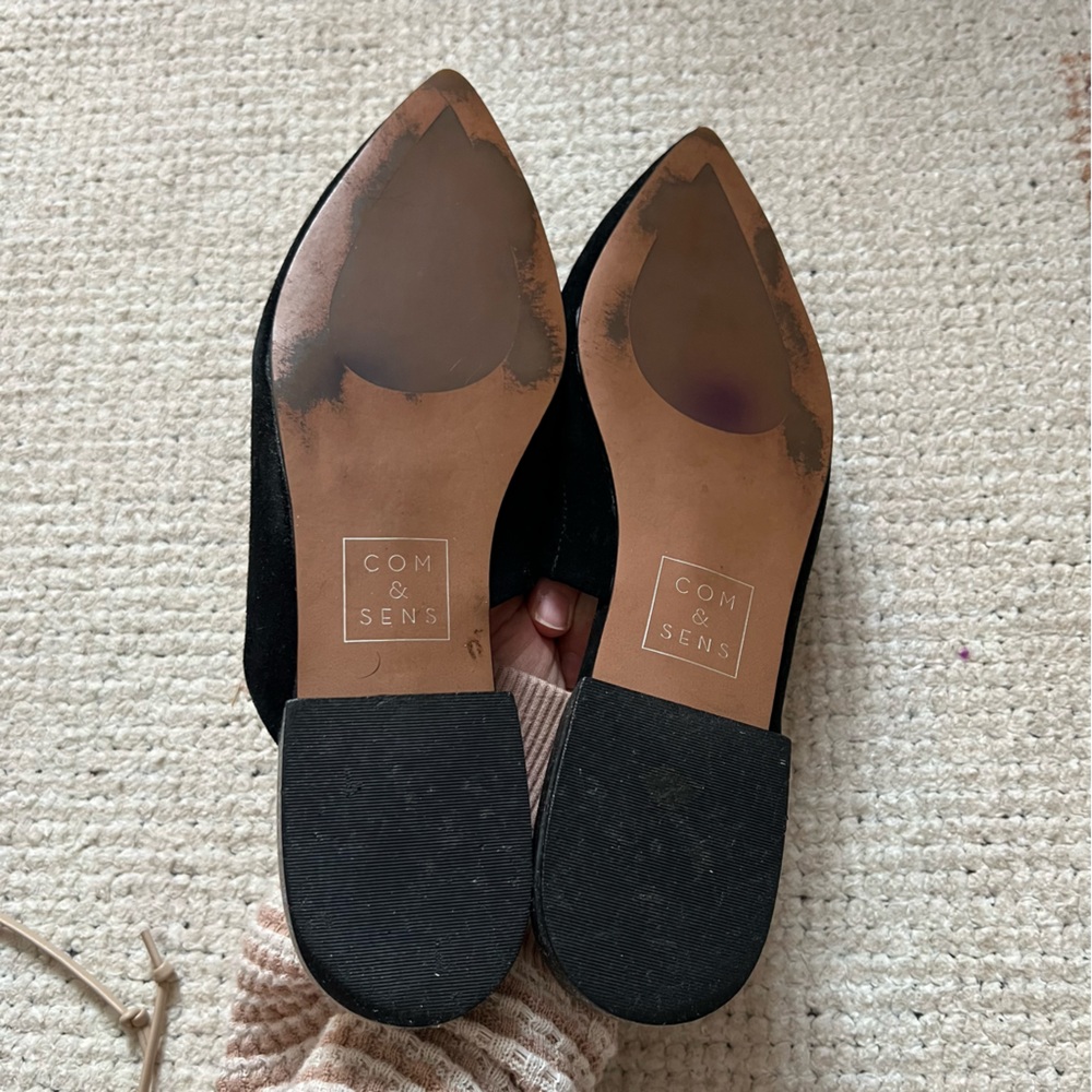 Elegant Black Suede Mules - Picture 3 of 5